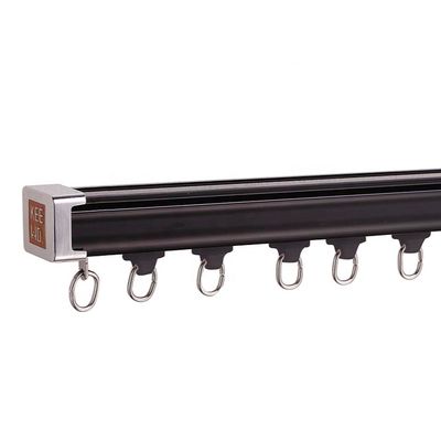 جاهز للسفينة توريد أبيض أسود اللون مفرد مزدوج السقف مركب ستارة ألومنيوم مسار