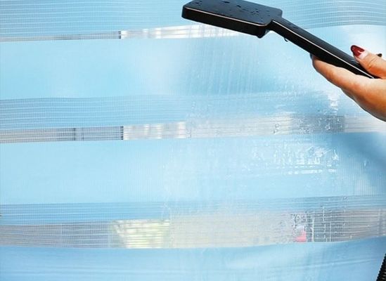 ستائر زيبرا الدوارة المقاومة للماء ، ظلال دوارة أفقية لغرفة المعيشة