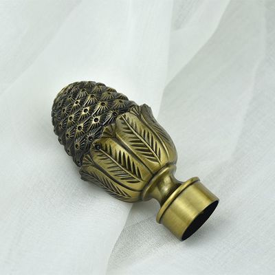 غرفة المعيشة 160/200/250/300/350/400 سنتيمتر قطب حديدي ملتوي قضبان ستائر دوارة واحدة بالجملة المغرب