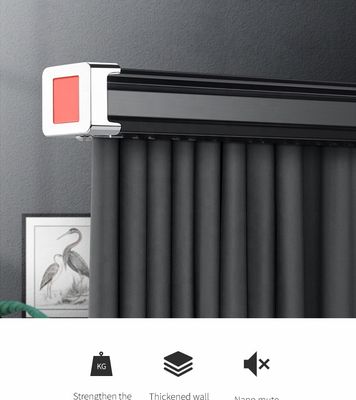 جاهز للسفينة توريد أبيض أسود اللون مفرد مزدوج السقف مركب ستارة ألومنيوم مسار