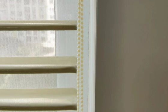 طبقتين من الغزل شانغري La Curtains نمط أنيق وشفاف لغرفة النوم