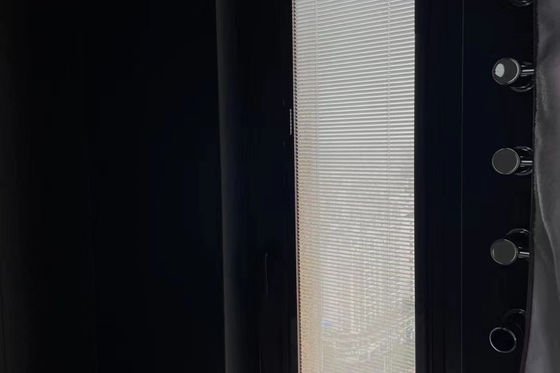 ستائر نافذة مزدوجة شفافة زيبرا بمحركات لفندق مكتب مقهى