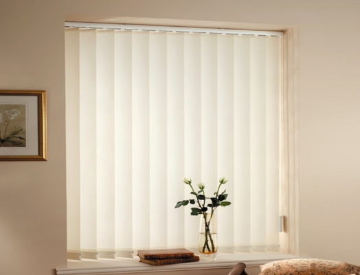Soft Yarn Dream Curtain Window الستائر الرأسية بلون واحد ستارة شبه أعمى